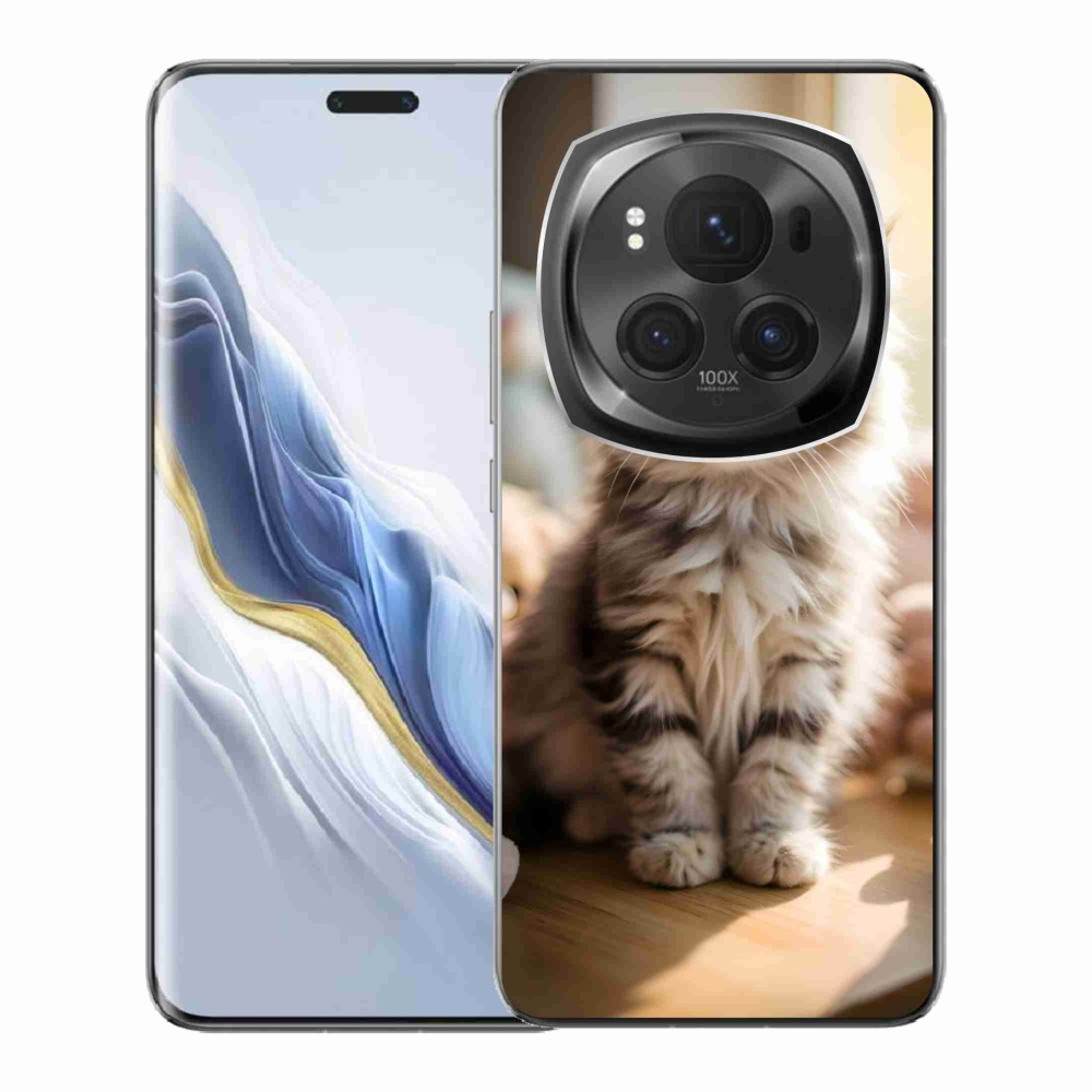 Gélový kryt mmCase na Honor Magic 6 Pro 5G - roztomilé mačiatko 10