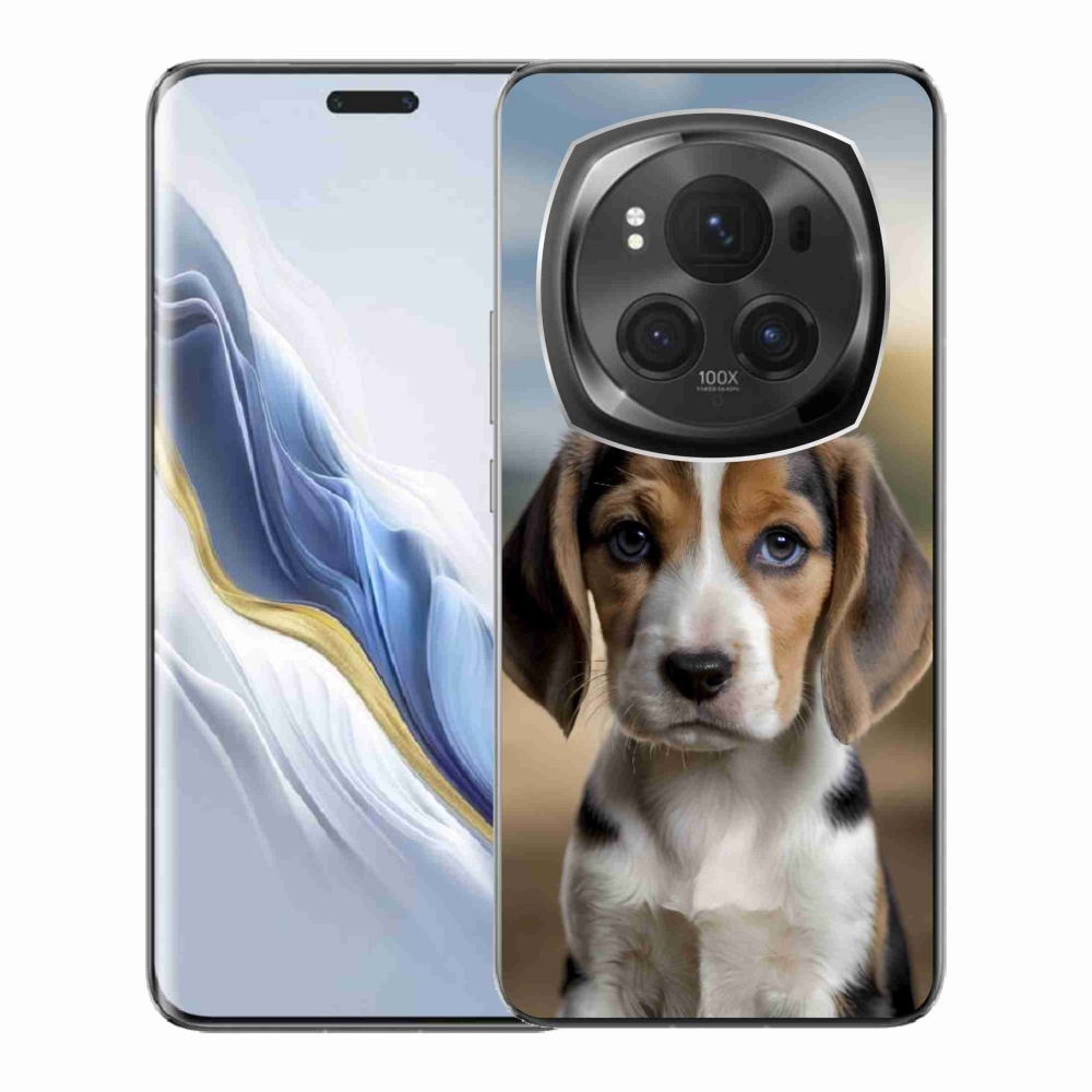 Gélový kryt mmCase na Honor Magic 6 Pro 5G - roztomilý bígl
