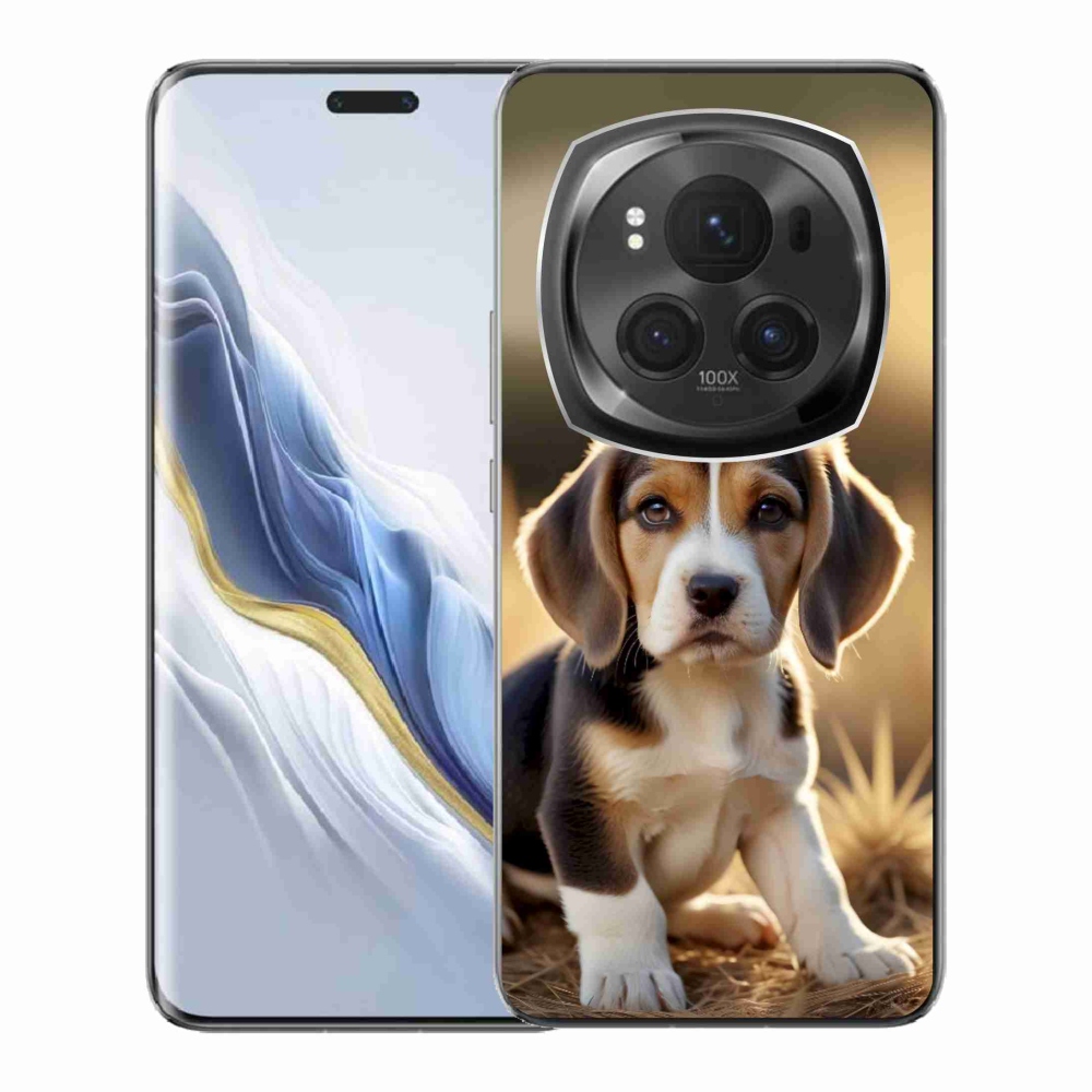 Gélový kryt mmCase na Honor Magic 6 Pro 5G - roztomilý bígl