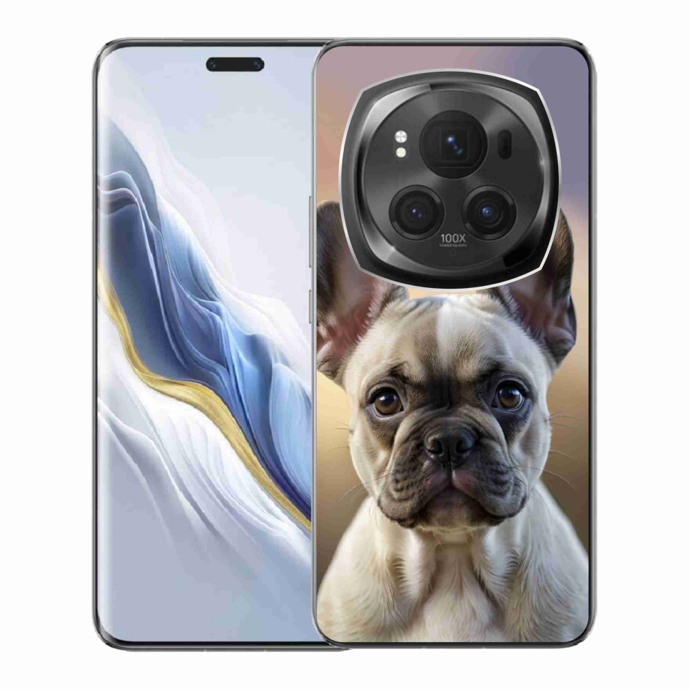 Gélový kryt mmCase na Honor Magic 6 Pro 5G - roztomilý francúzsky buldoček