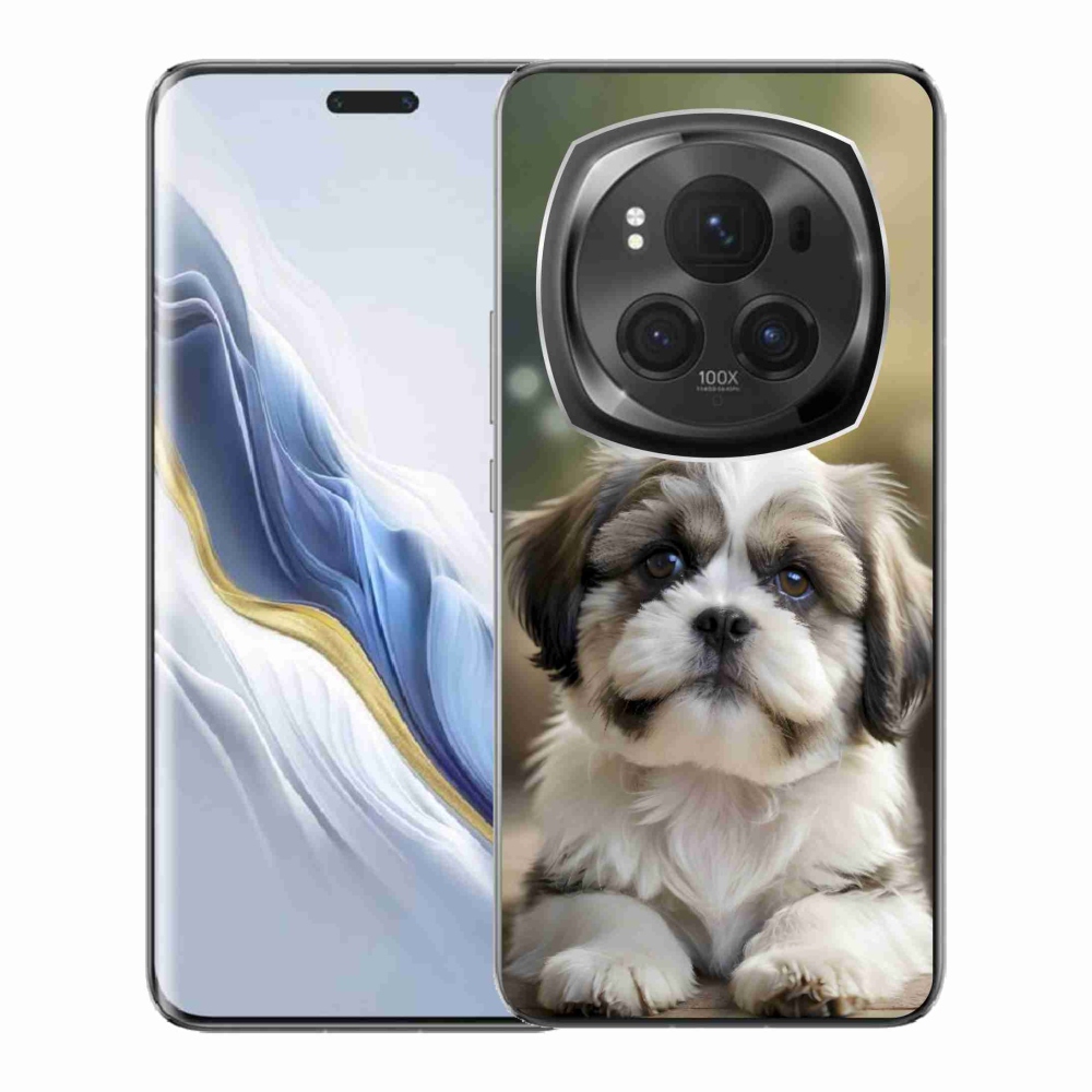 Gélový kryt mmCase na Honor Magic 6 Pro 5G - roztomilý shih-tzu