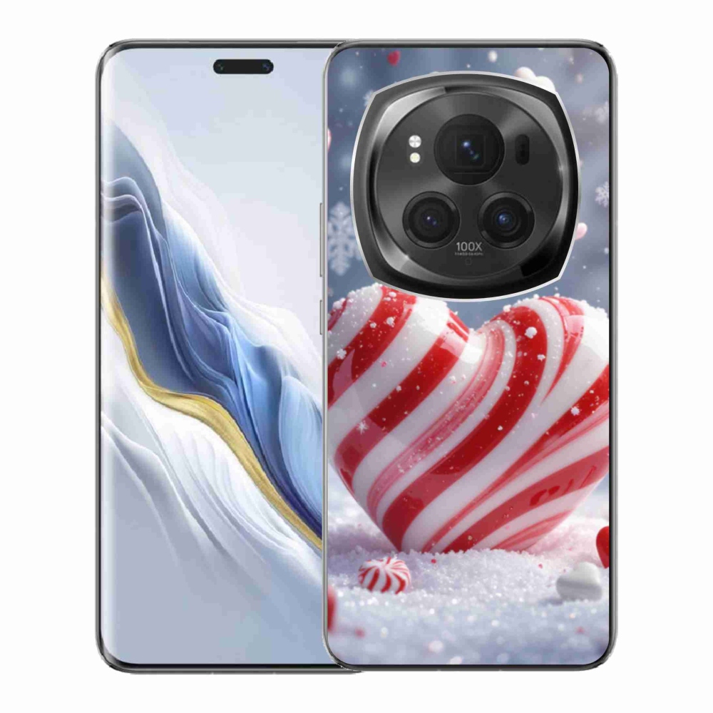 Gélový kryt mmCase na Honor Magic 6 Pro 5G - sladké srdce