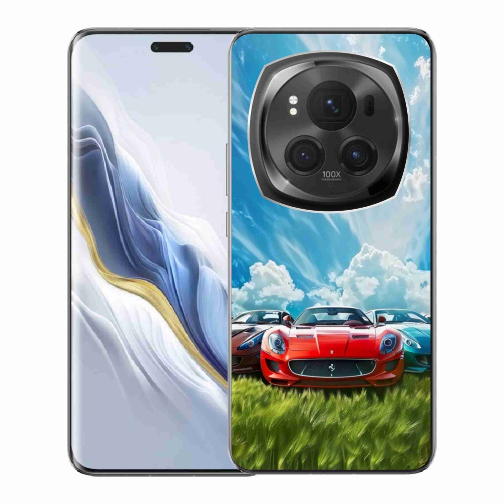 Gélový kryt mmCase na Honor Magic 6 Pro 5G - športové vozidlá