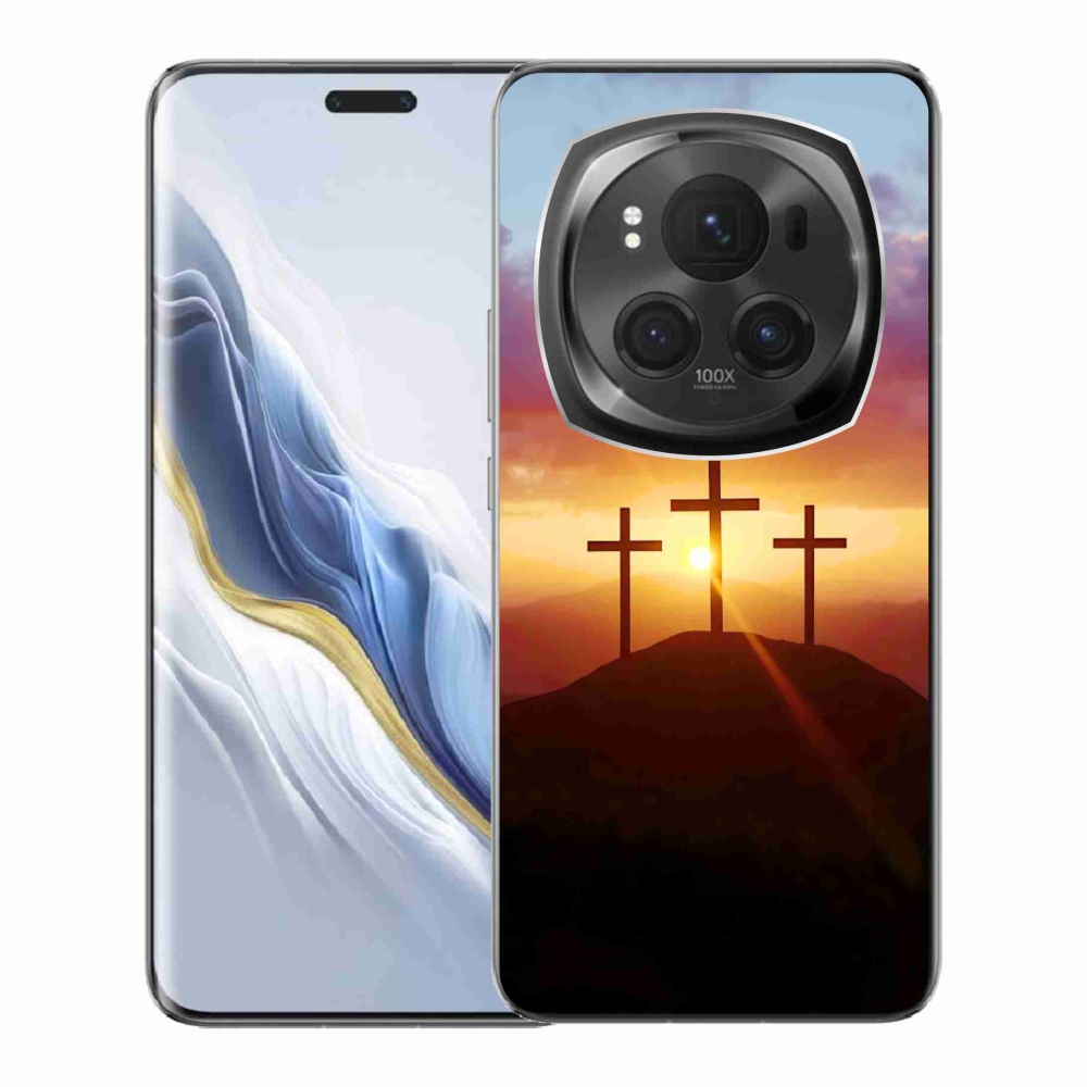 Gélový kryt mmCase na Honor Magic 6 Pro 5G - tri kríža