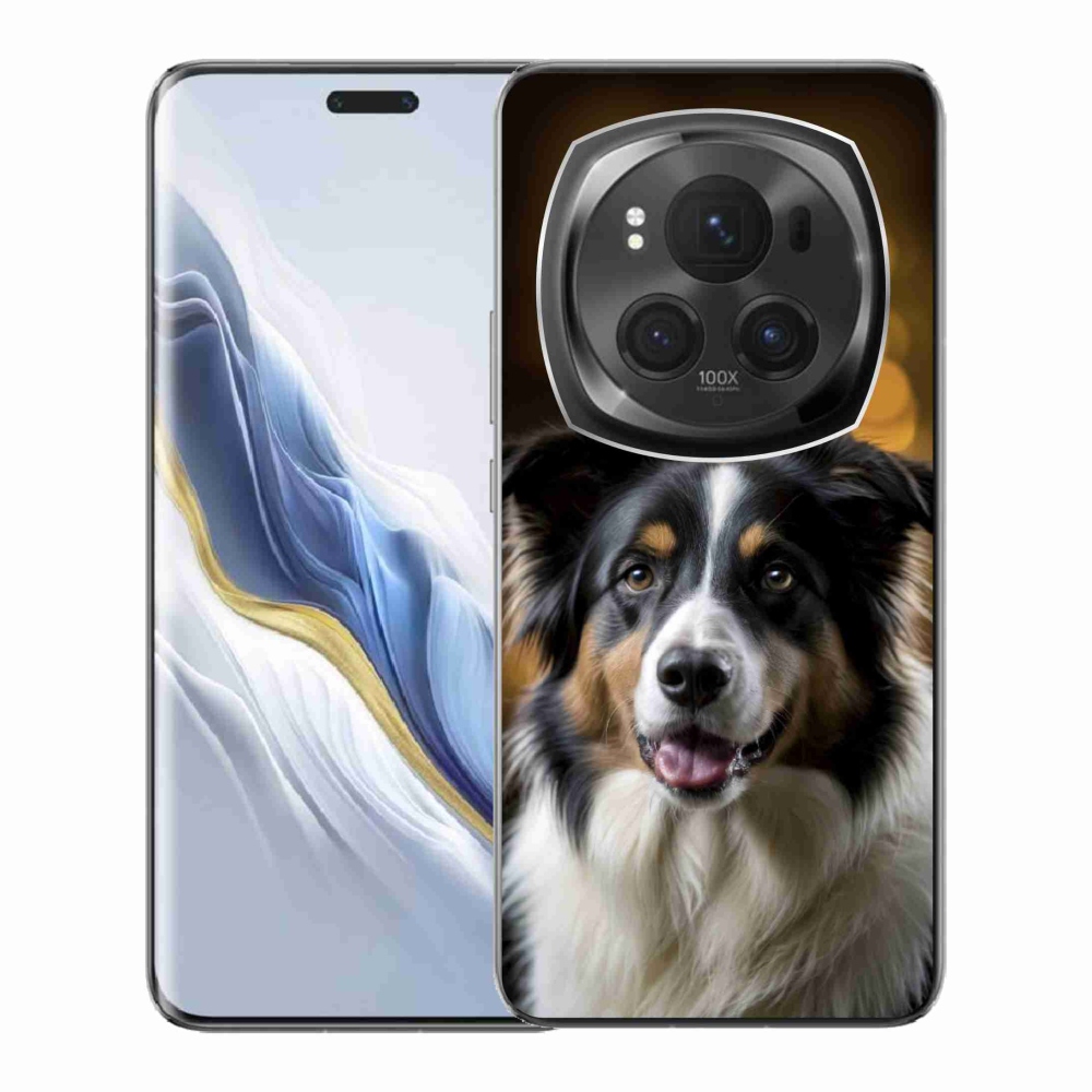 Gélový kryt mmCase na Honor Magic 6 Pro 5G - usmievavý austrálsky ovčiak