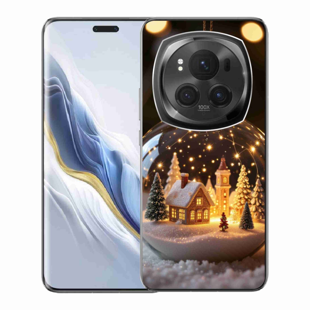 Gélový kryt mmCase na Honor Magic 6 Pro 5G - vianočné gule 3