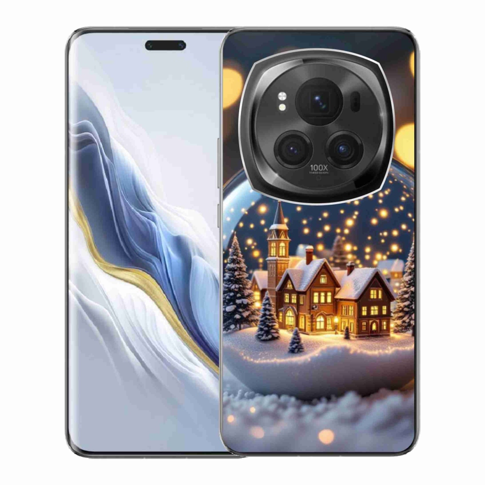 Gélový kryt mmCase na Honor Magic 6 Pro 5G - vianočné gule 4