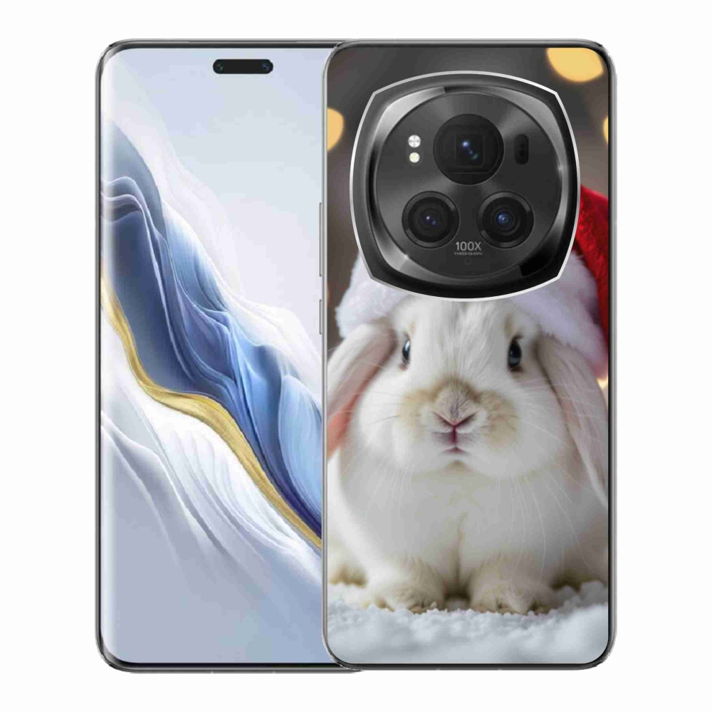 Gélový kryt mmCase na Honor Magic 6 Pro 5G - vianočný králik