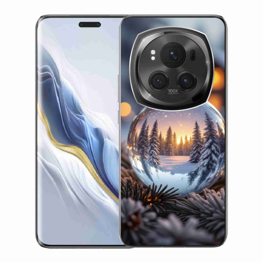 Gélový kryt mmCase na Honor Magic 6 Pro 5G - vianočná ozdoba