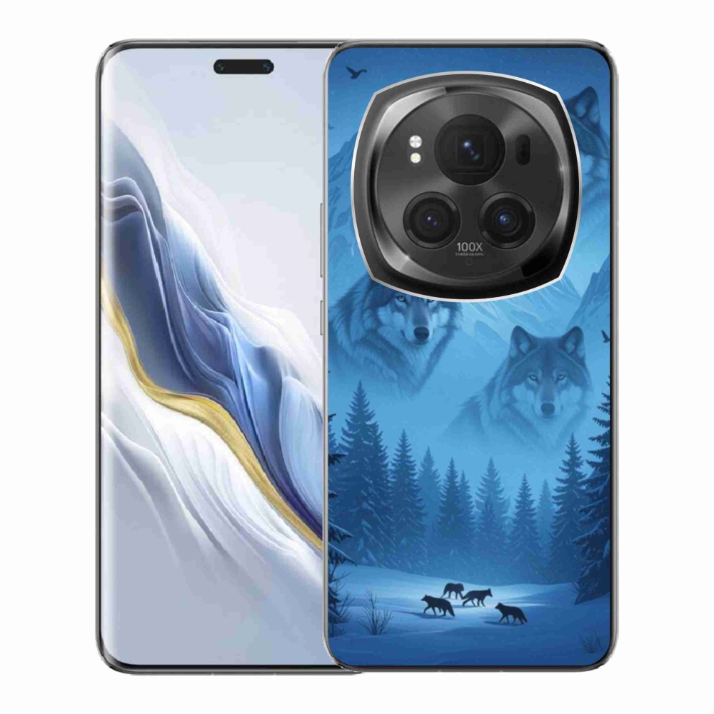 Gélový kryt mmCase na Honor Magic 6 Pro 5G - vlčia svorka