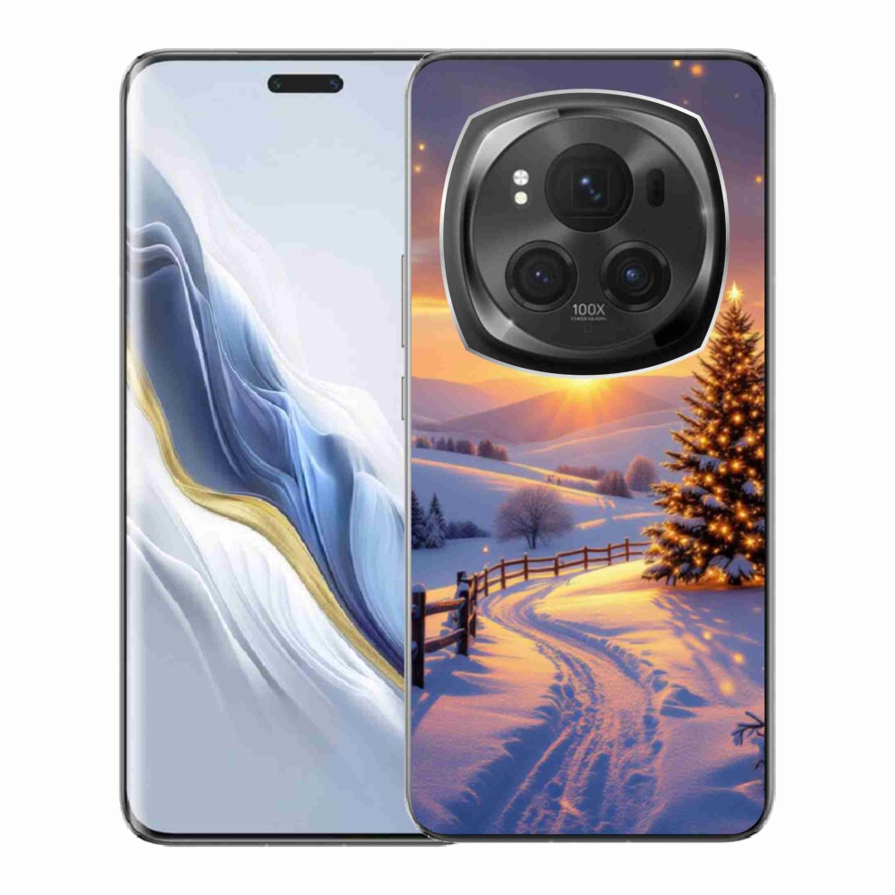 Gélový kryt mmCase na Honor Magic 6 Pro 5G - zimná krajina