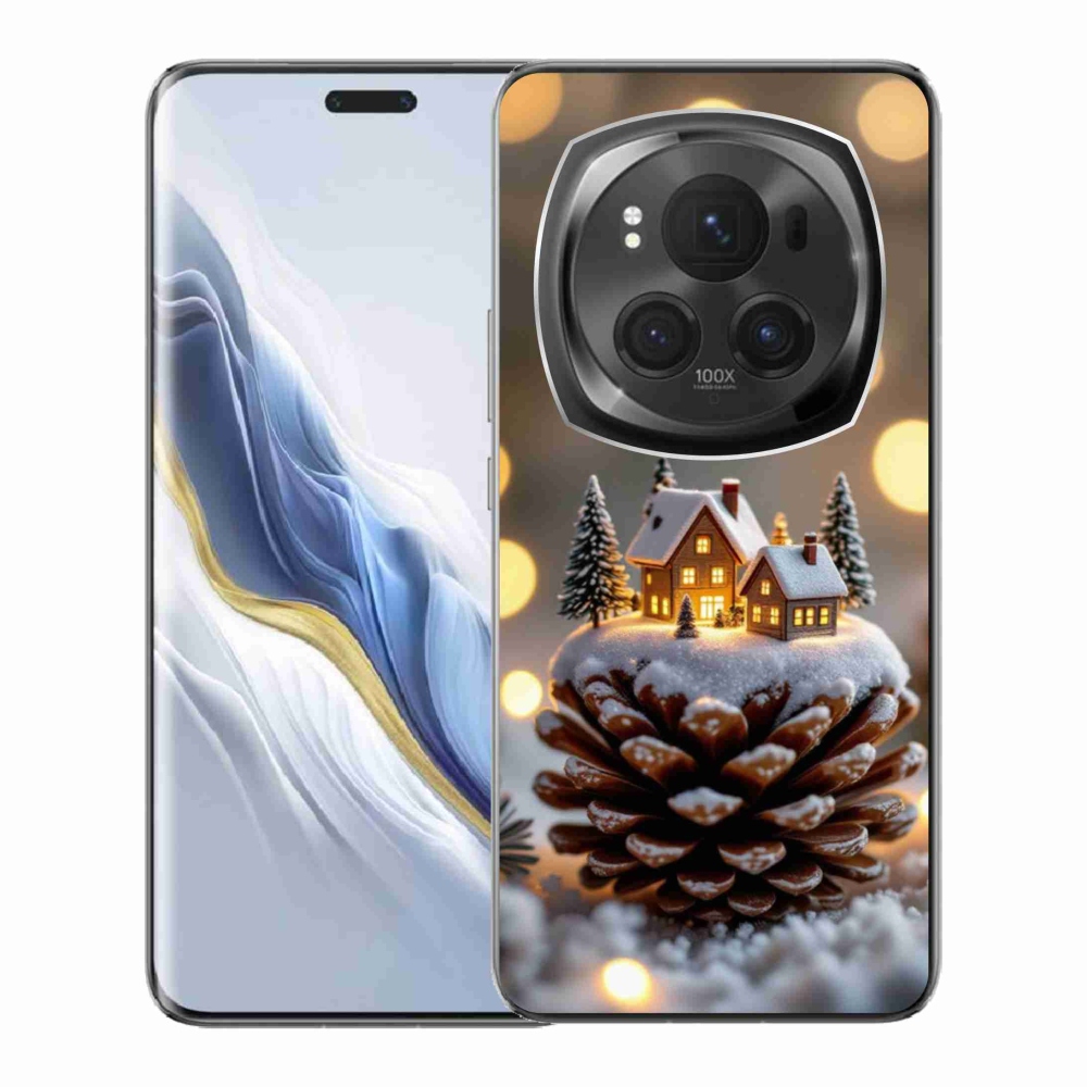 Gélový kryt mmCase na Honor Magic 6 Pro 5G - zimná dedinka