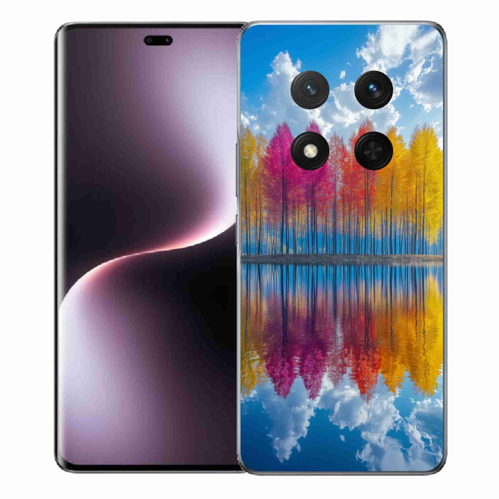 Gélový kryt mmCase na Honor Magic 7 Lite 5G - farebné stromy