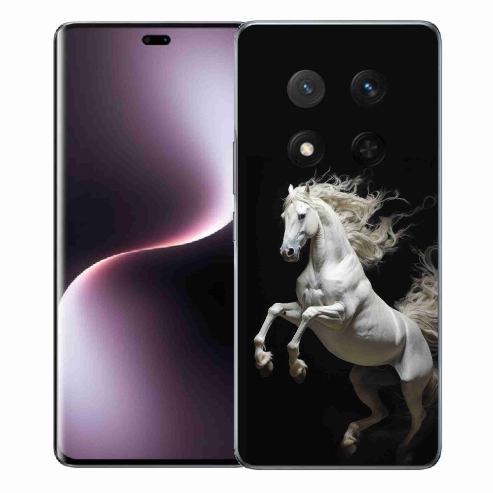 Gélový kryt mmCase na Honor Magic 7 Lite 5G - biely kôň 4