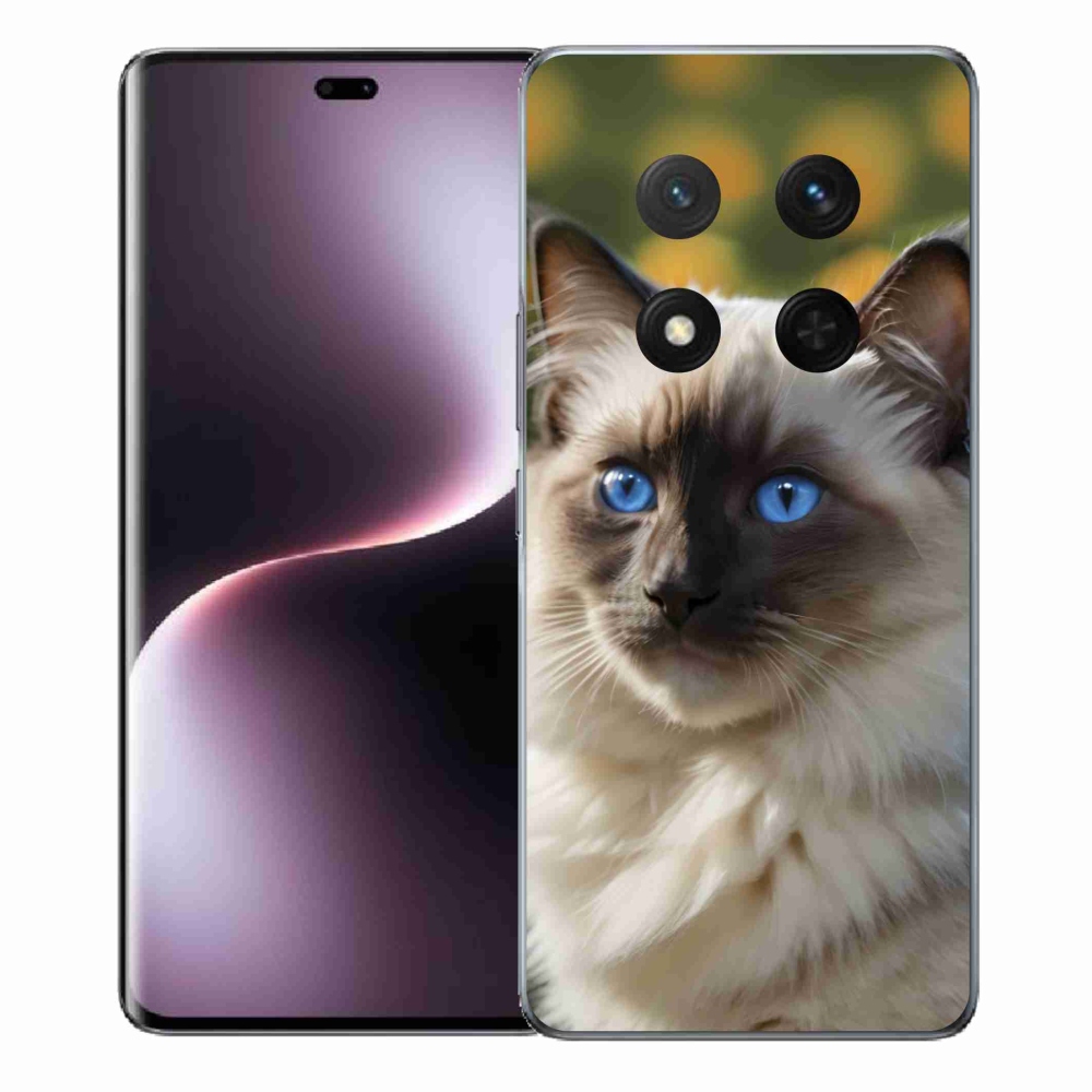 Gélový kryt mmCase na Honor Magic 7 Lite 5G - biely ragdoll