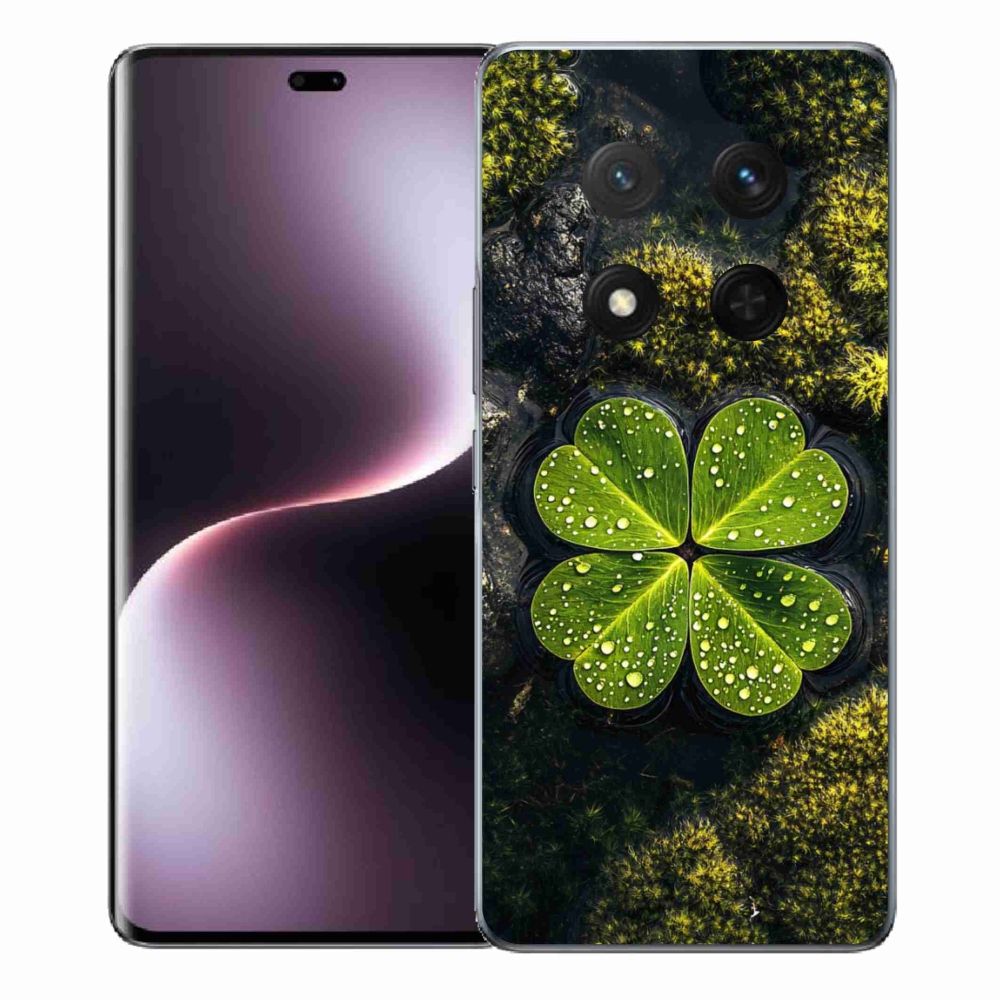 Gélový kryt mmCase na Honor Magic 7 Lite 5G - štvorlístok