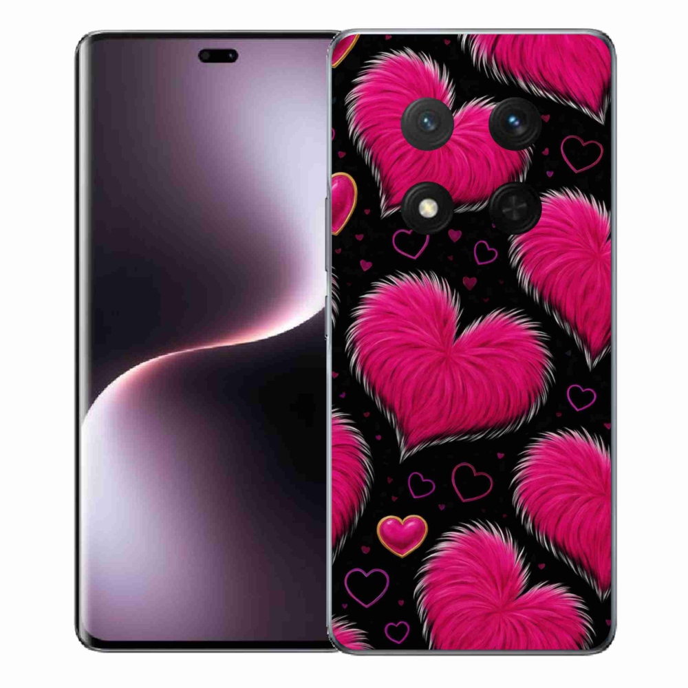 Gélový kryt mmCase na Honor Magic 7 Lite 5G - hebké srdce