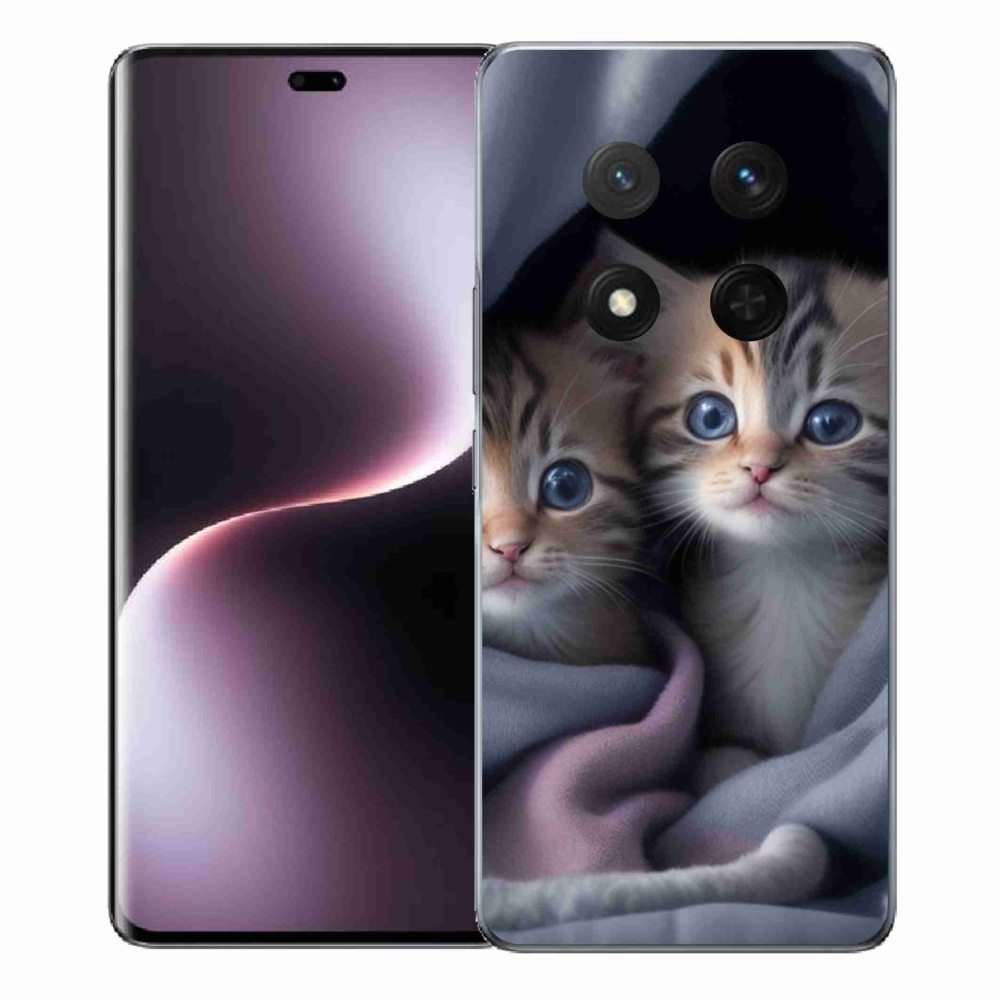 Gélový kryt mmCase na Honor Magic 7 Lite 5G - mačacie duo 2