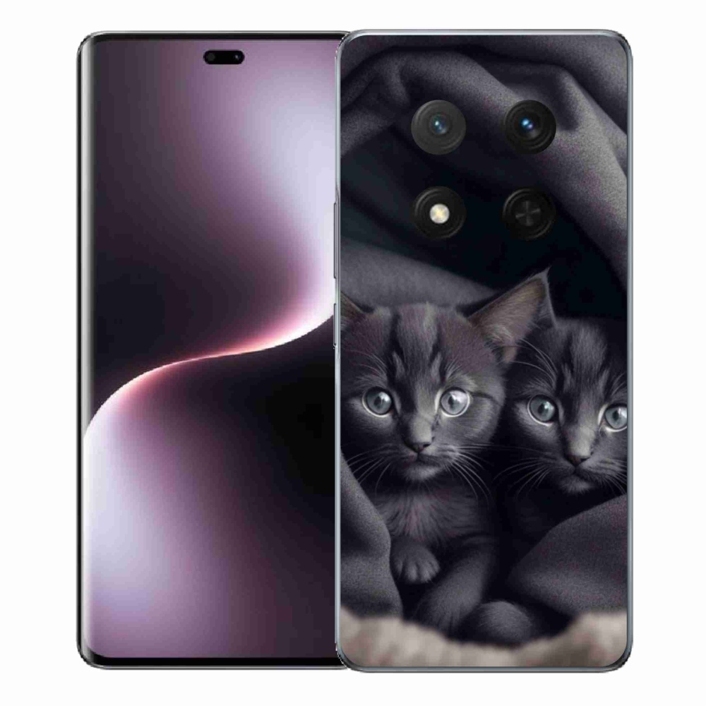 Gélový kryt mmCase na Honor Magic 7 Lite 5G - mačacie duo