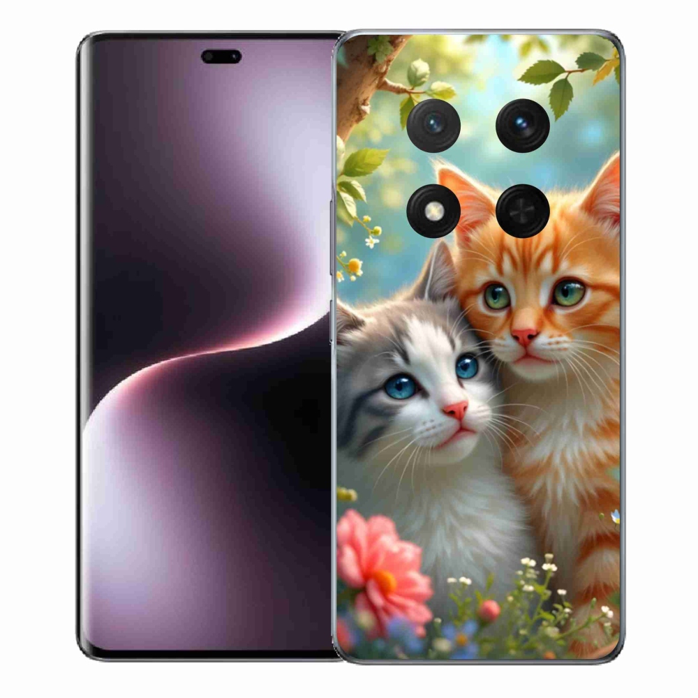 Gélový kryt mmCase na Honor Magic 7 Lite 5G - mačacia láska 2