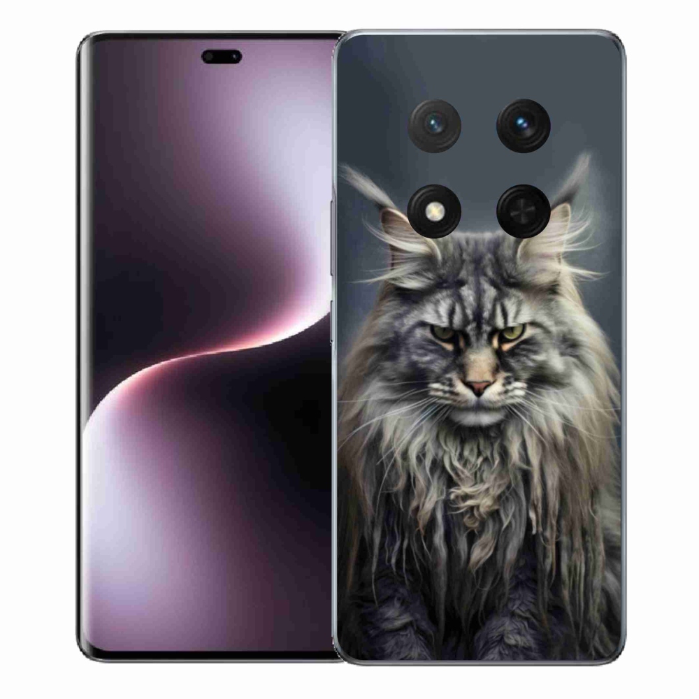Gélový kryt mmCase na Honor Magic 7 Lite 5G - mačacie pohľad 4