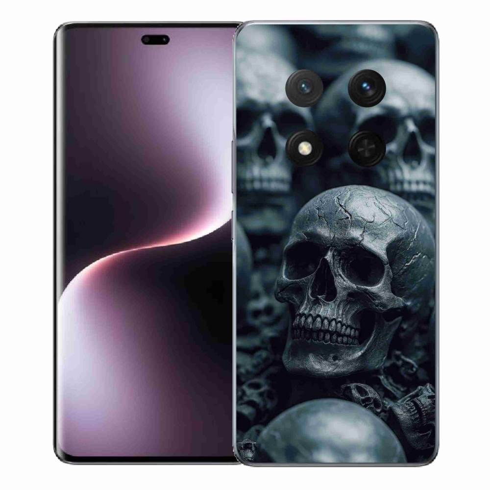Gélový kryt mmCase na Honor Magic 7 Lite 5G - lebka 2