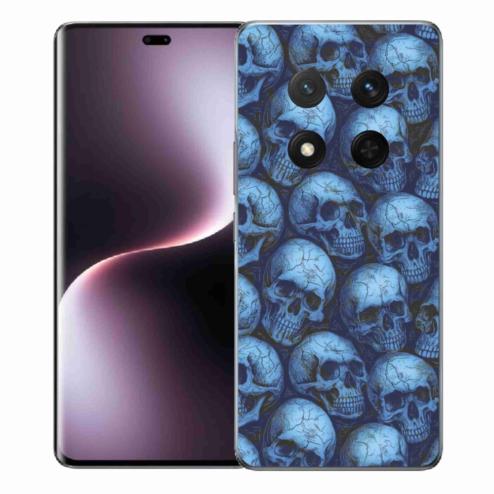 Gélový kryt mmCase na Honor Magic 7 Lite 5G - lebky