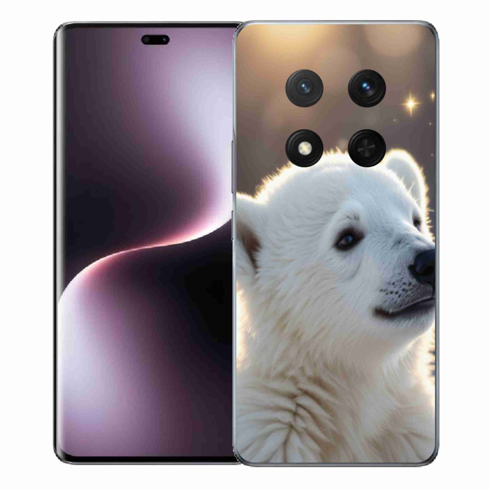 Gélový kryt mmCase na Honor Magic 7 Lite 5G - ľadový medveď