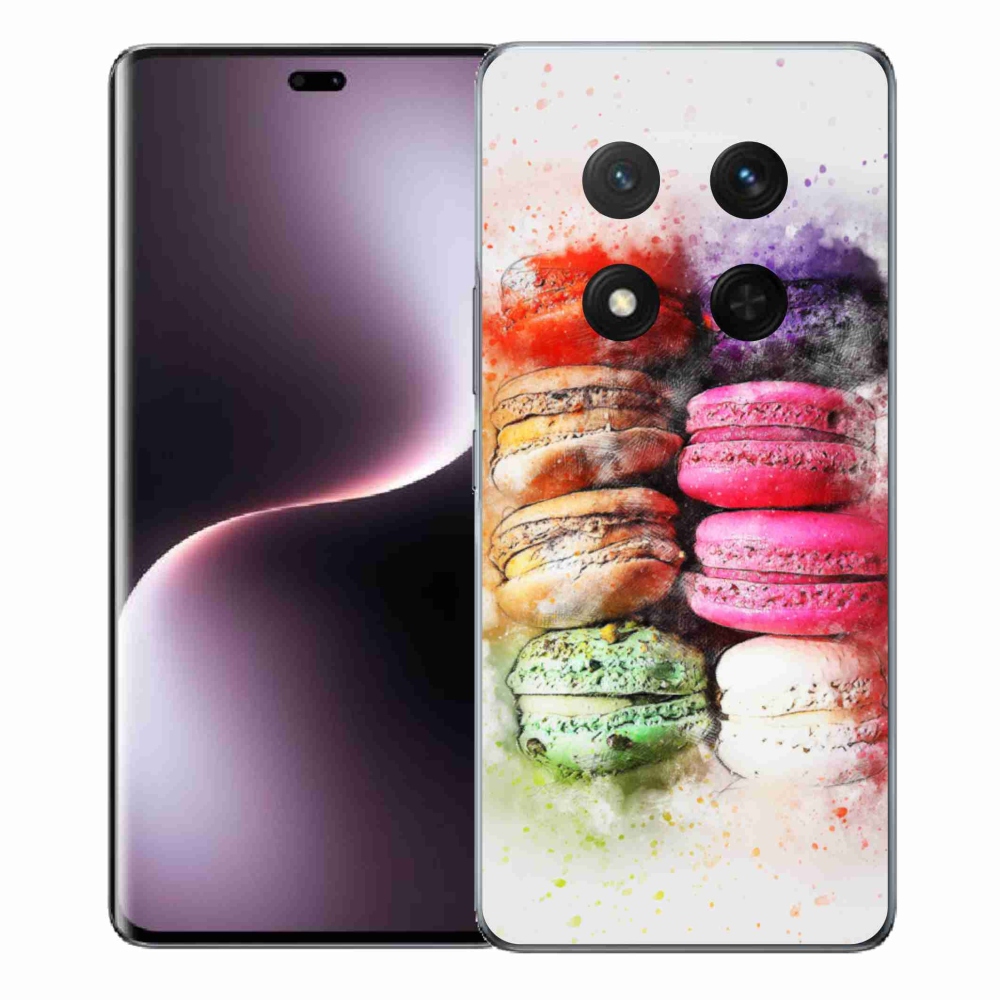 Gélový kryt mmCase na Honor Magic 7 Lite 5G - makrónky