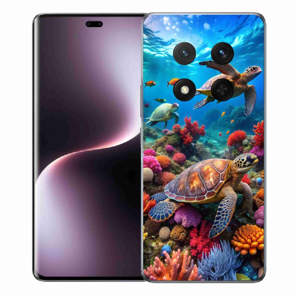 Gélový kryt mmCase na Honor Magic 7 Lite 5G - morský svet 2