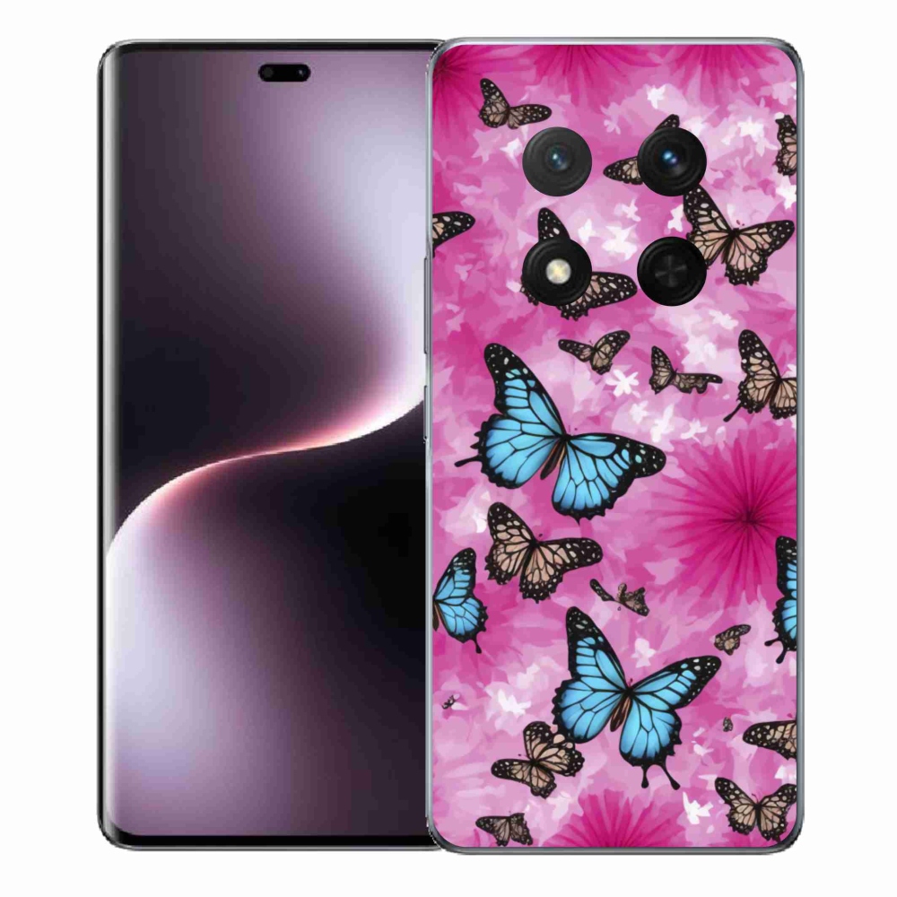 Gélový kryt mmCase na Honor Magic 7 Lite 5G - motýlia záhrada