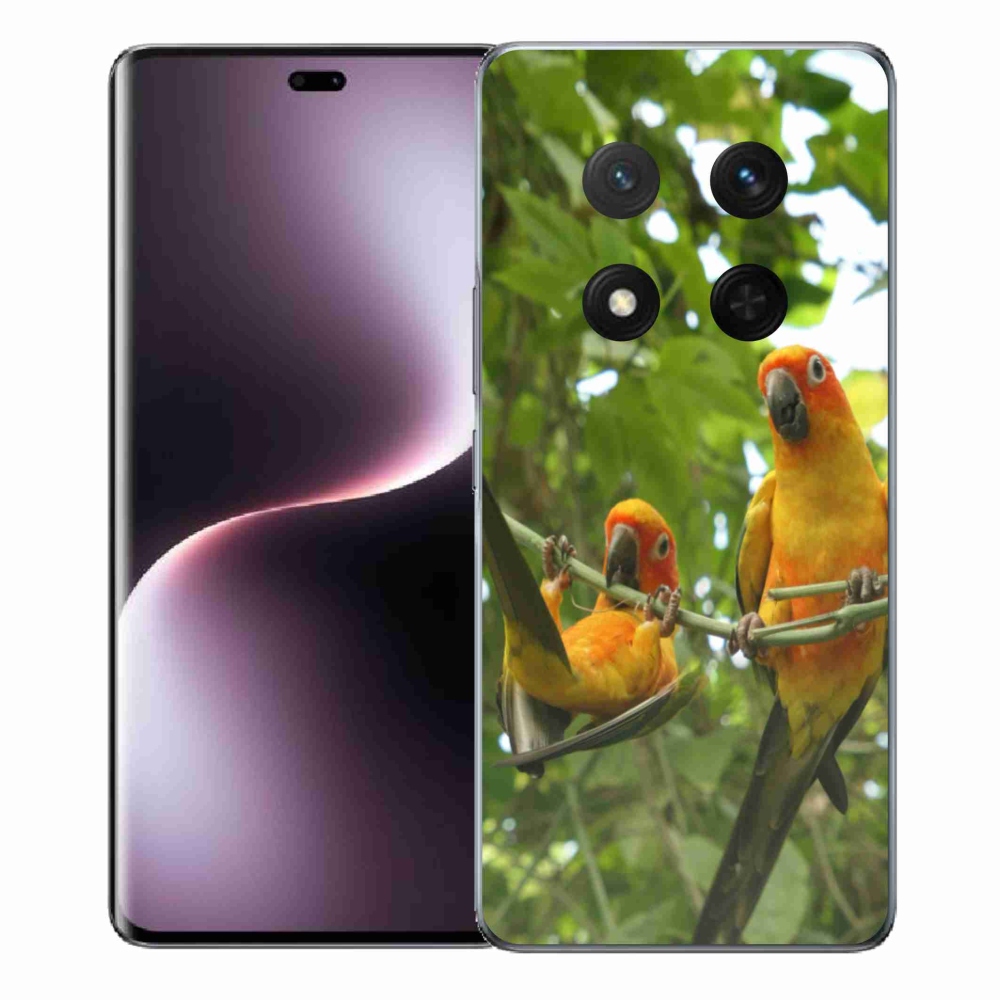 Gélový kryt mmCase na Honor Magic 7 Lite 5G - papagáje aratingy