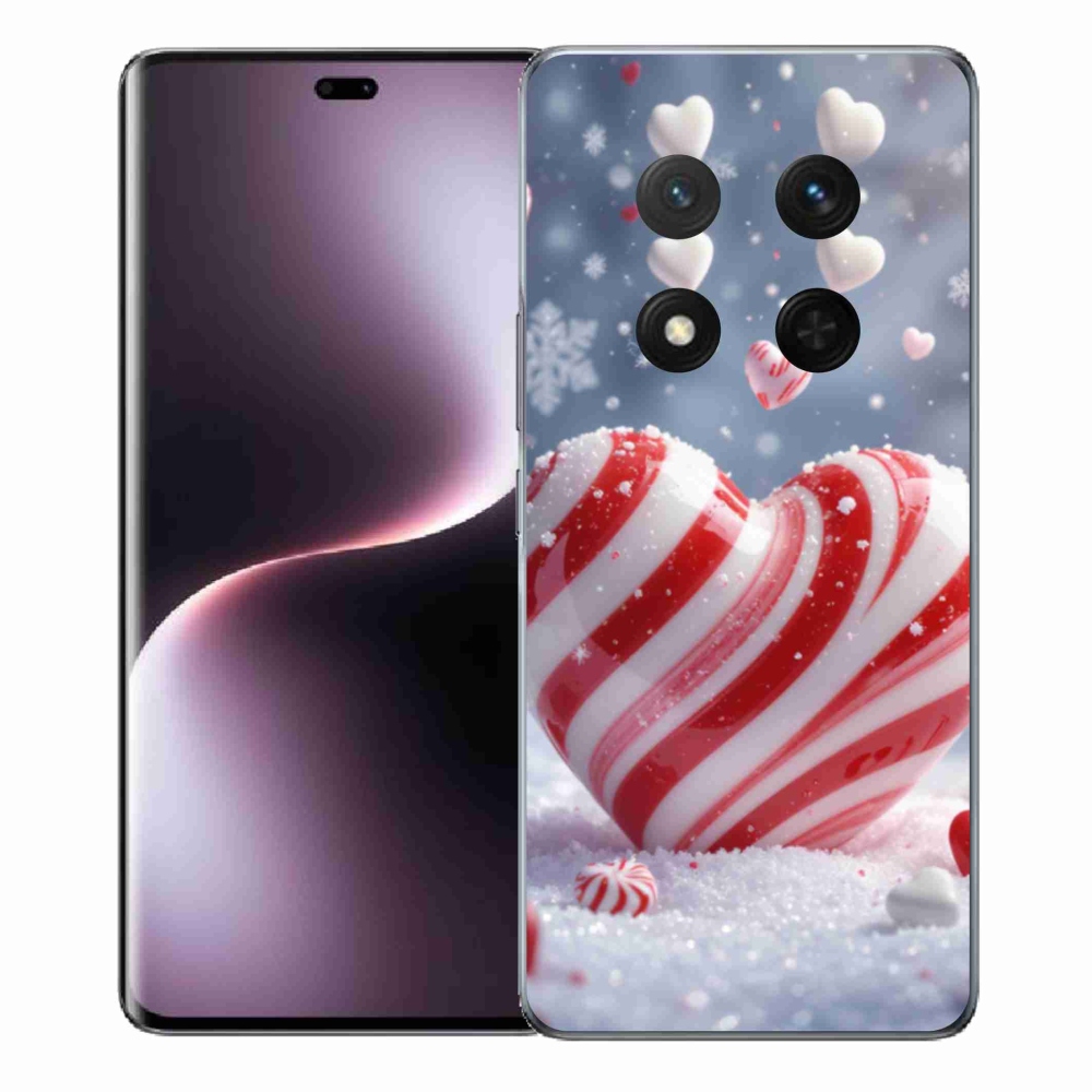 Gélový kryt mmCase na Honor Magic 7 Lite 5G - sladké srdce