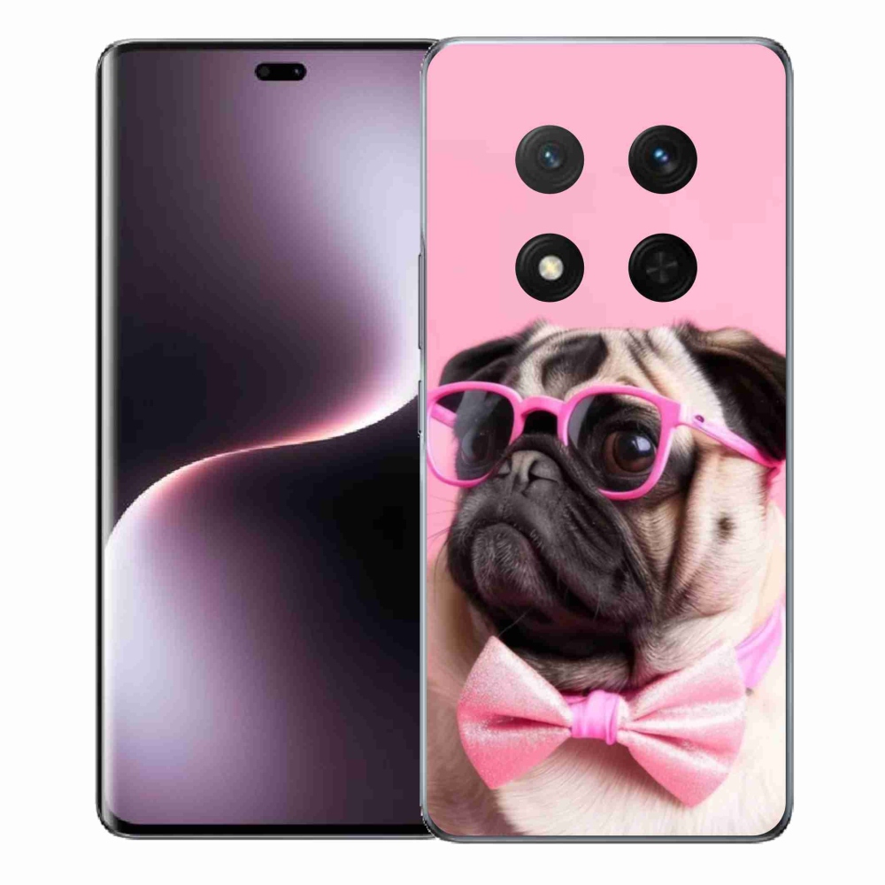 Gélový kryt mmCase na Honor Magic 7 Lite 5G - štýlový mops
