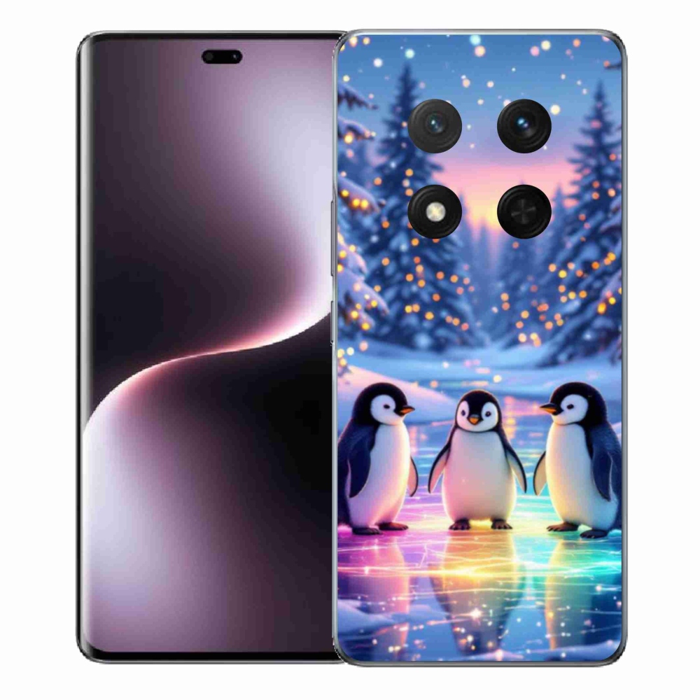 Gélový kryt mmCase na Honor Magic 7 Lite 5G - tučniaky