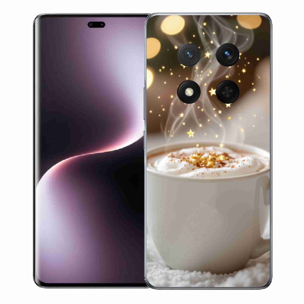Gélový kryt mmCase na Honor Magic 7 Lite 5G - vianočný horúci nápoj