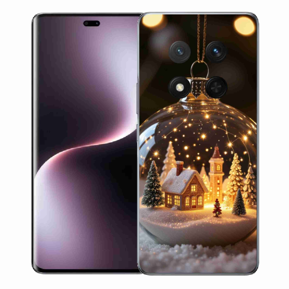 Gélový kryt mmCase na Honor Magic 7 Lite 5G - vianočné gule 3