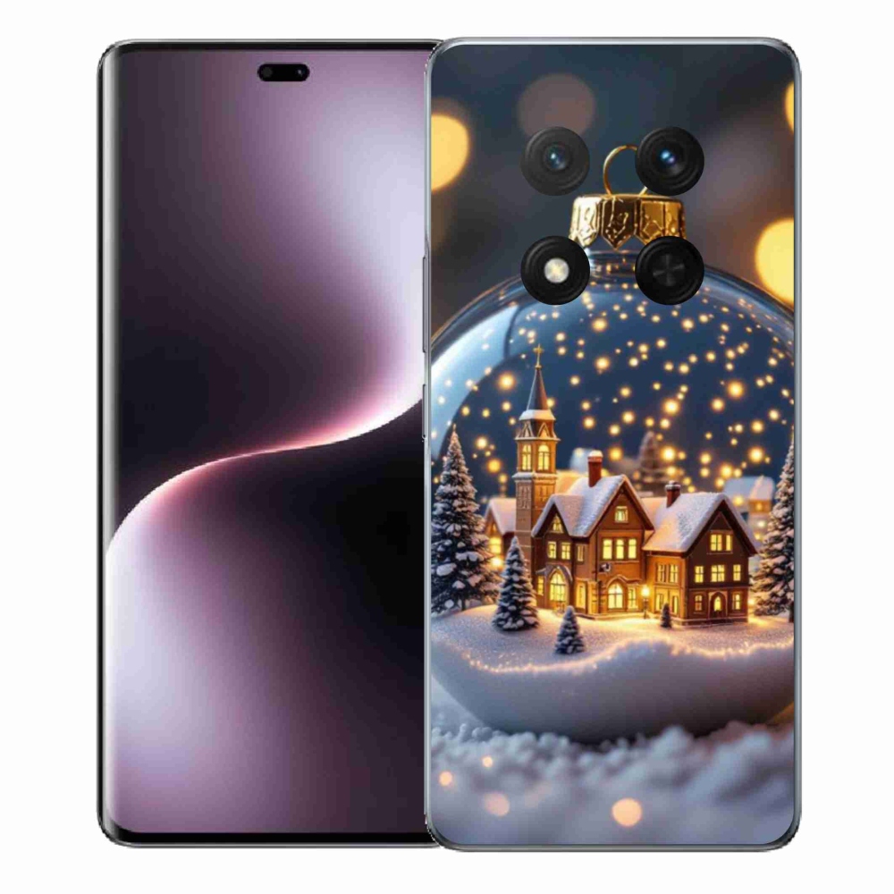 Gélový kryt mmCase na Honor Magic 7 Lite 5G - vianočné gule 4