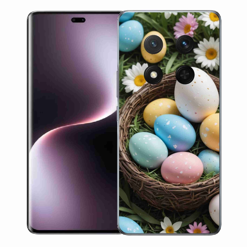 Gélový kryt mmCase na Honor Magic 7 Lite 5G - veľkonočné vajíčka 2