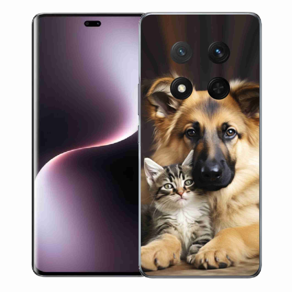 Gélový kryt mmCase na Honor Magic 7 Lite 5G - zvieracie priateľstvo