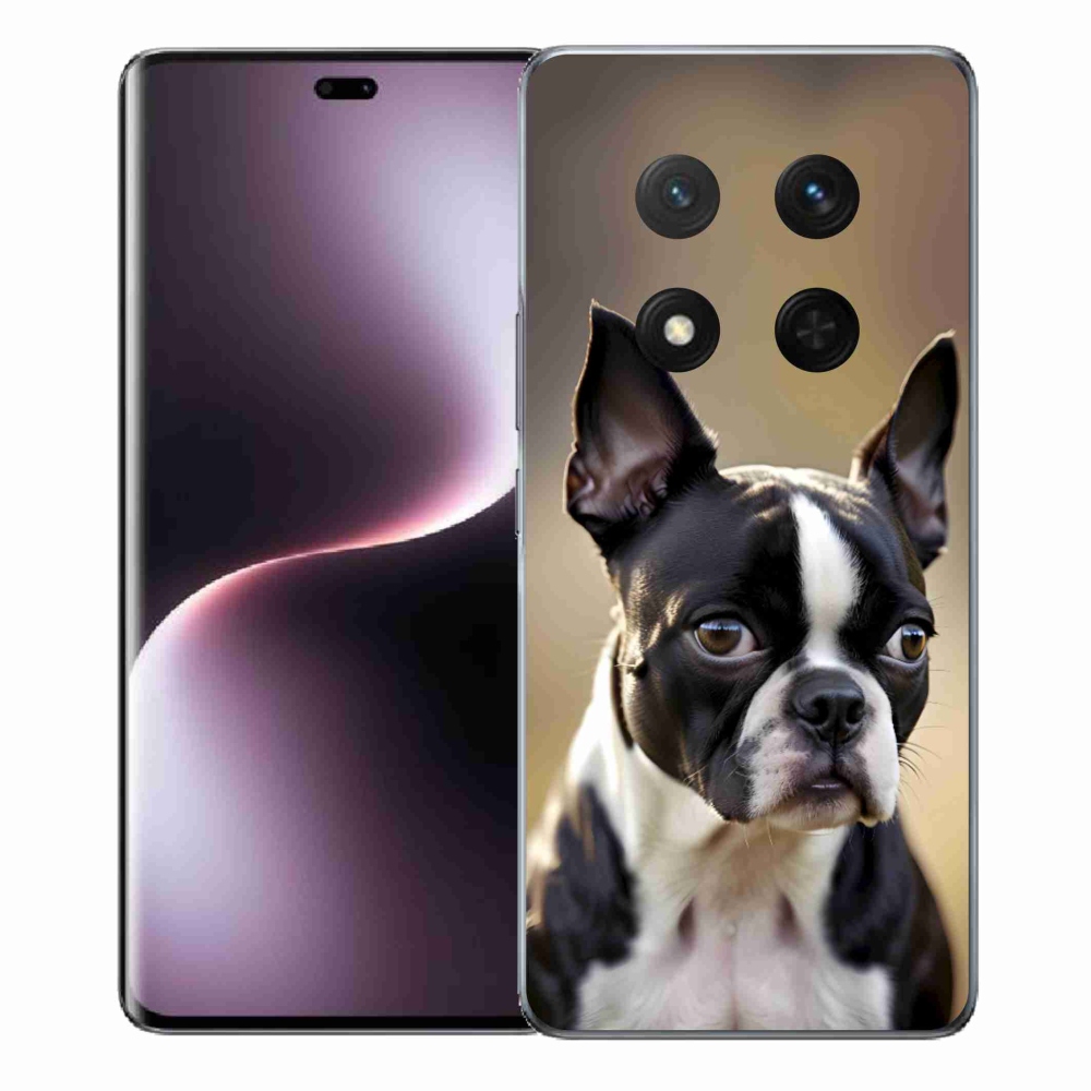 Gélový kryt mmCase na Honor Magic 7 Lite - bostonský teriér