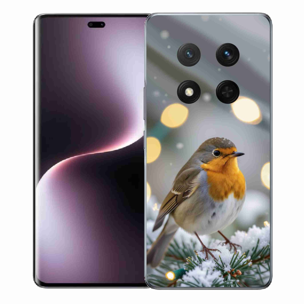 Gélový kryt mmCase na Honor Magic 7 Lite - červienka v zime