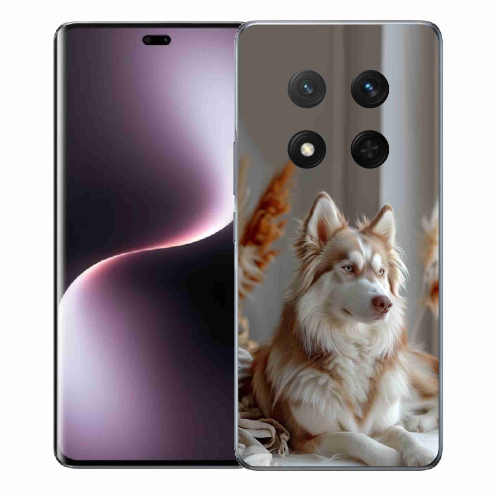 Gélový kryt mmCase na Honor Magic 7 Lite - pokojný sibírsky husky