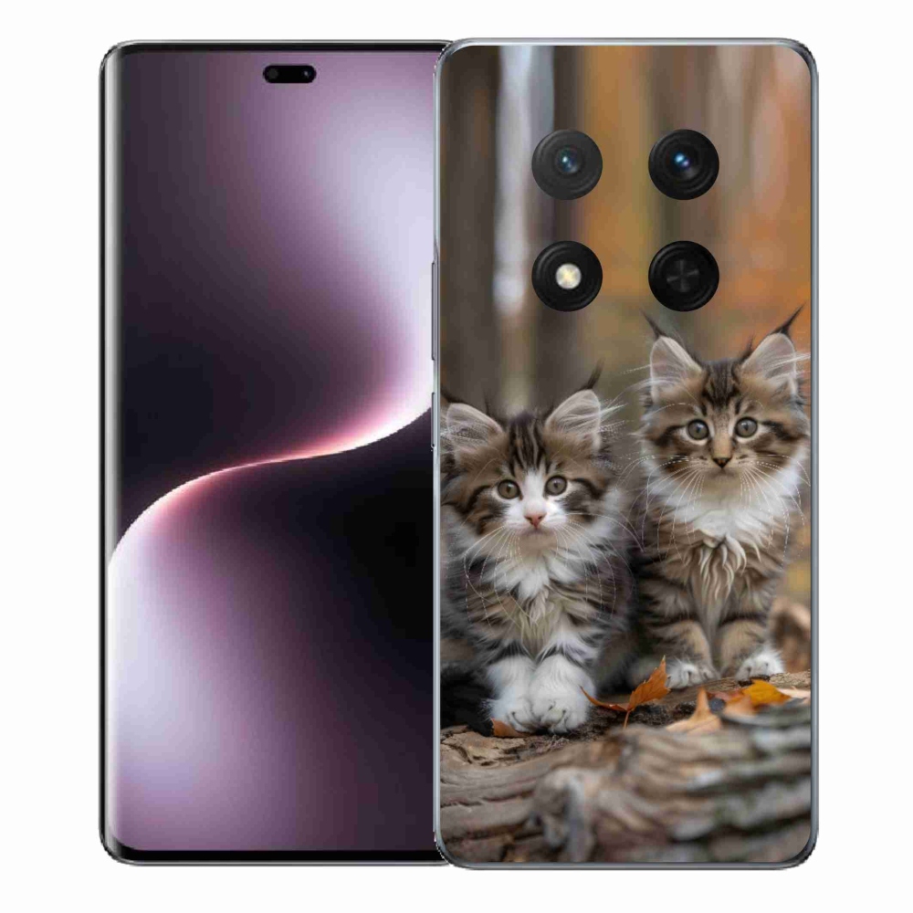 Gélový kryt mmCase na Honor Magic 7 Lite - mačacie duo 3