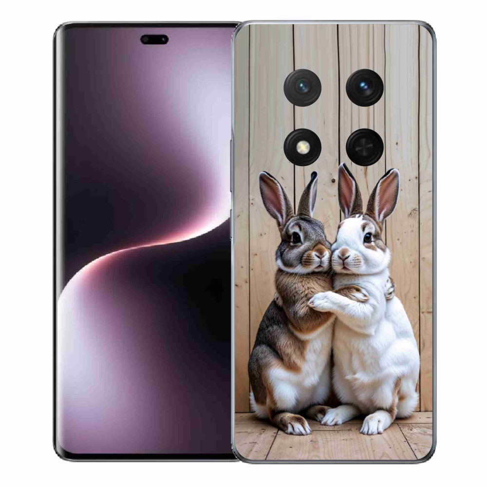 Gélový kryt mmCase na Honor Magic 7 Lite - králičie pár