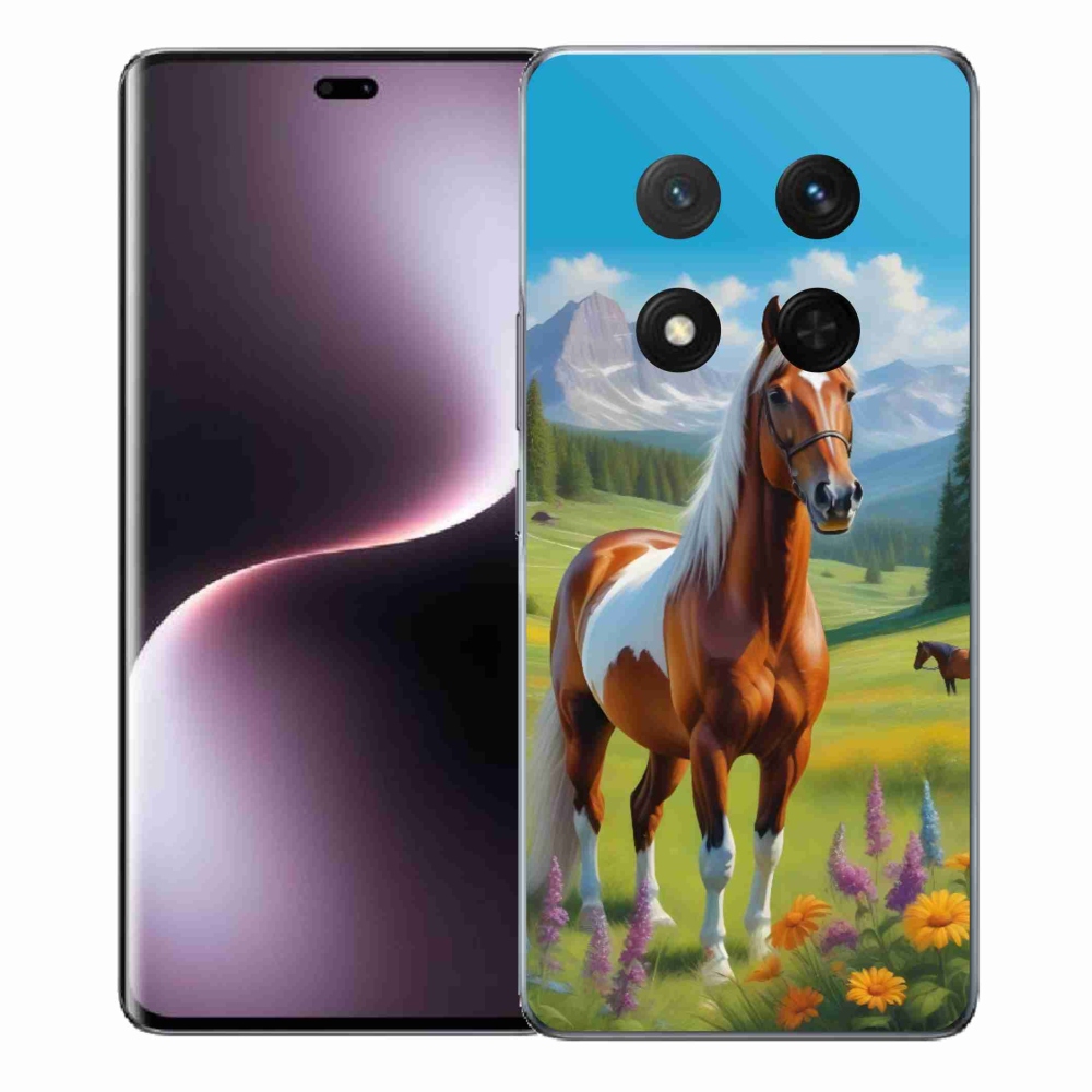 Gélový kryt mmCase na Honor Magic 7 Lite - kôň na lúke