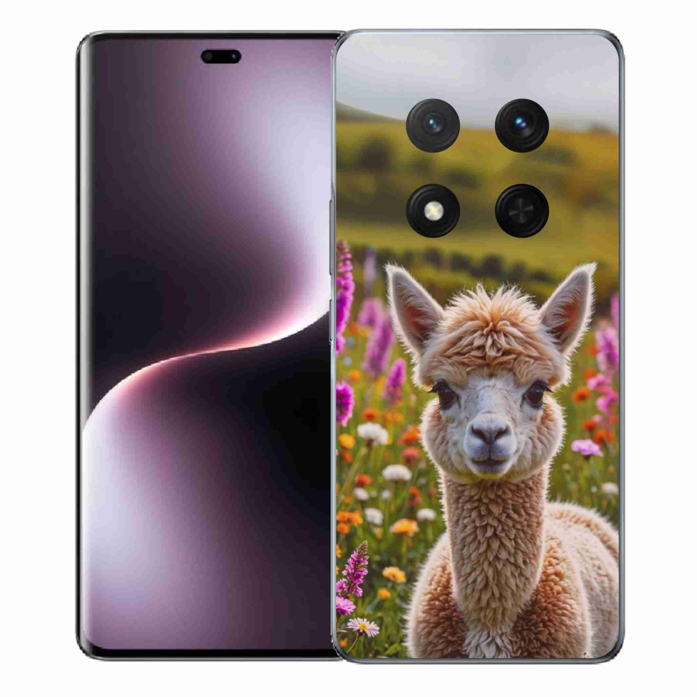 Gélový kryt mmCase na Honor Magic 7 Lite - lama na lúke