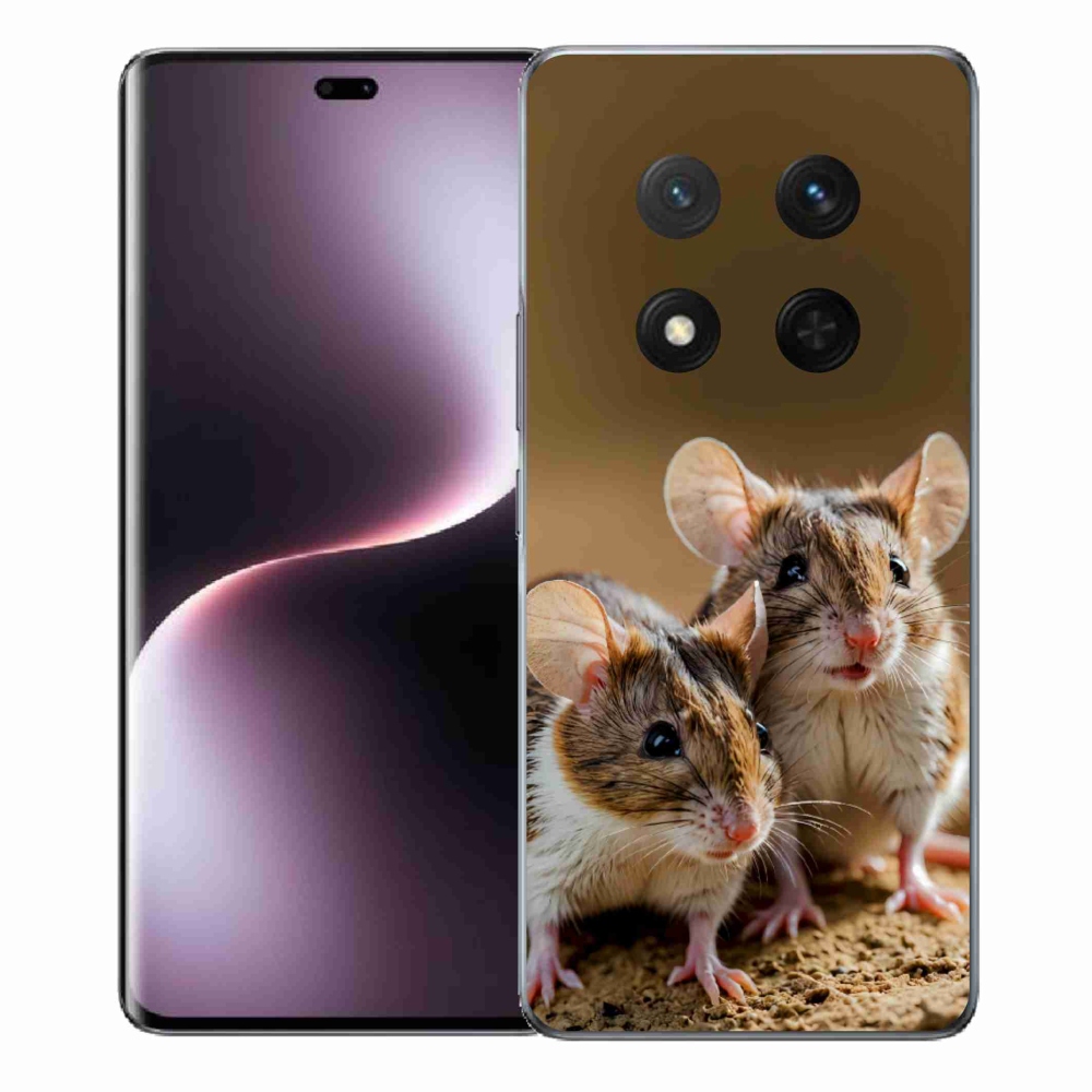 Gélový kryt mmCase na Honor Magic 7 Lite - myší duo
