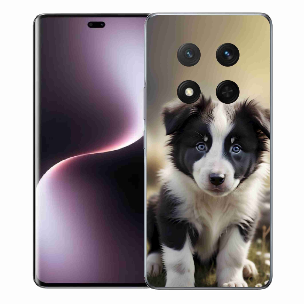 Gélový kryt mmCase na Honor Magic 7 Lite - roztomilá border kólia