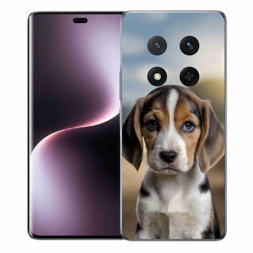 Gélový kryt mmCase na Honor Magic 7 Lite - roztomilý bígl